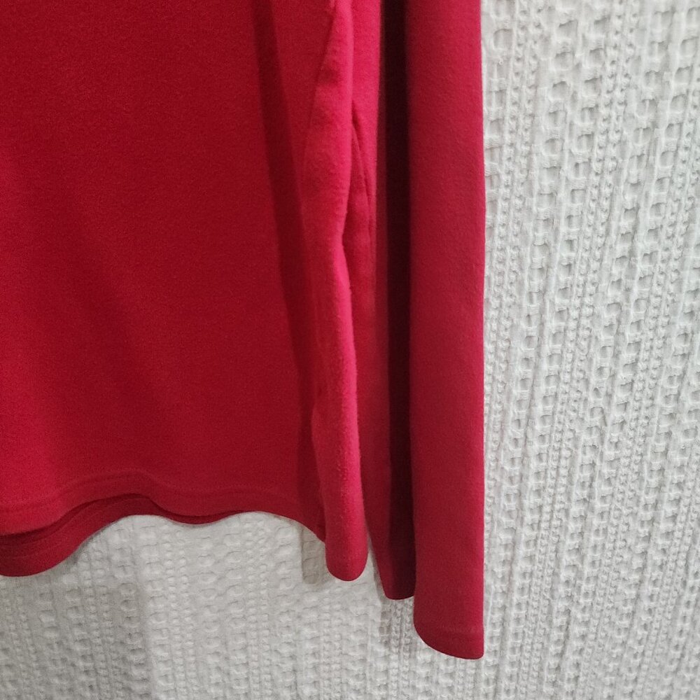 Vintage Disneyland Resort Red Boxy Crop Long Sleeve Top Size XL - Picture 7 of 10